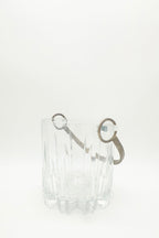 Clear Glass Ice Bucket