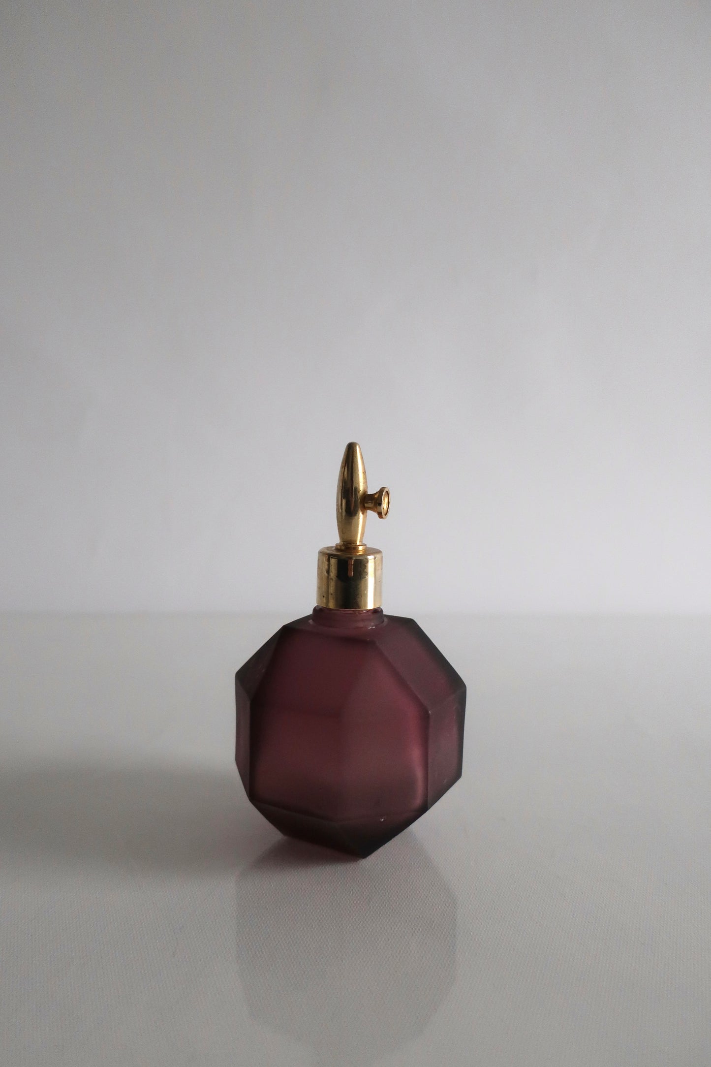 Satin Amethyst Perfume Bottle