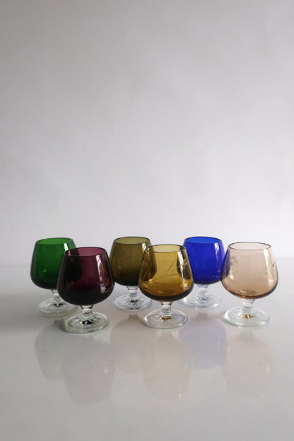 Italian Multi Colored Shot Glasses