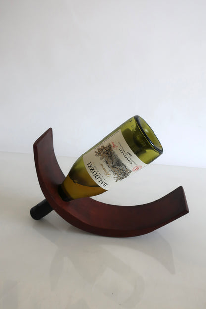 Teak Wooden Wine Bottle Holder