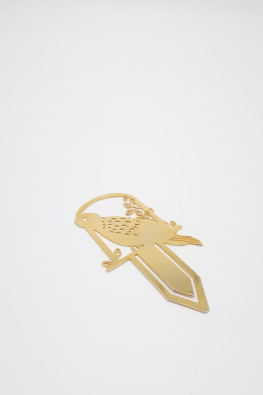 Brass Bird Bookmark