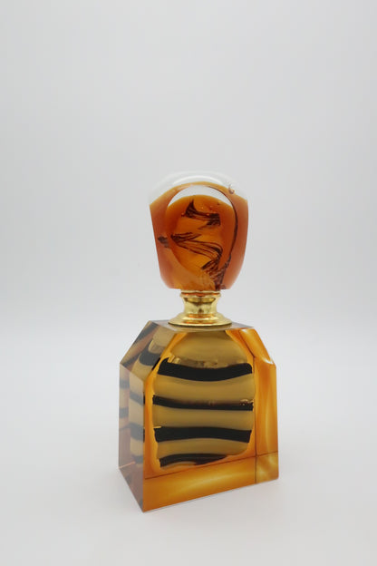 Amber & Black Perfume Bottle