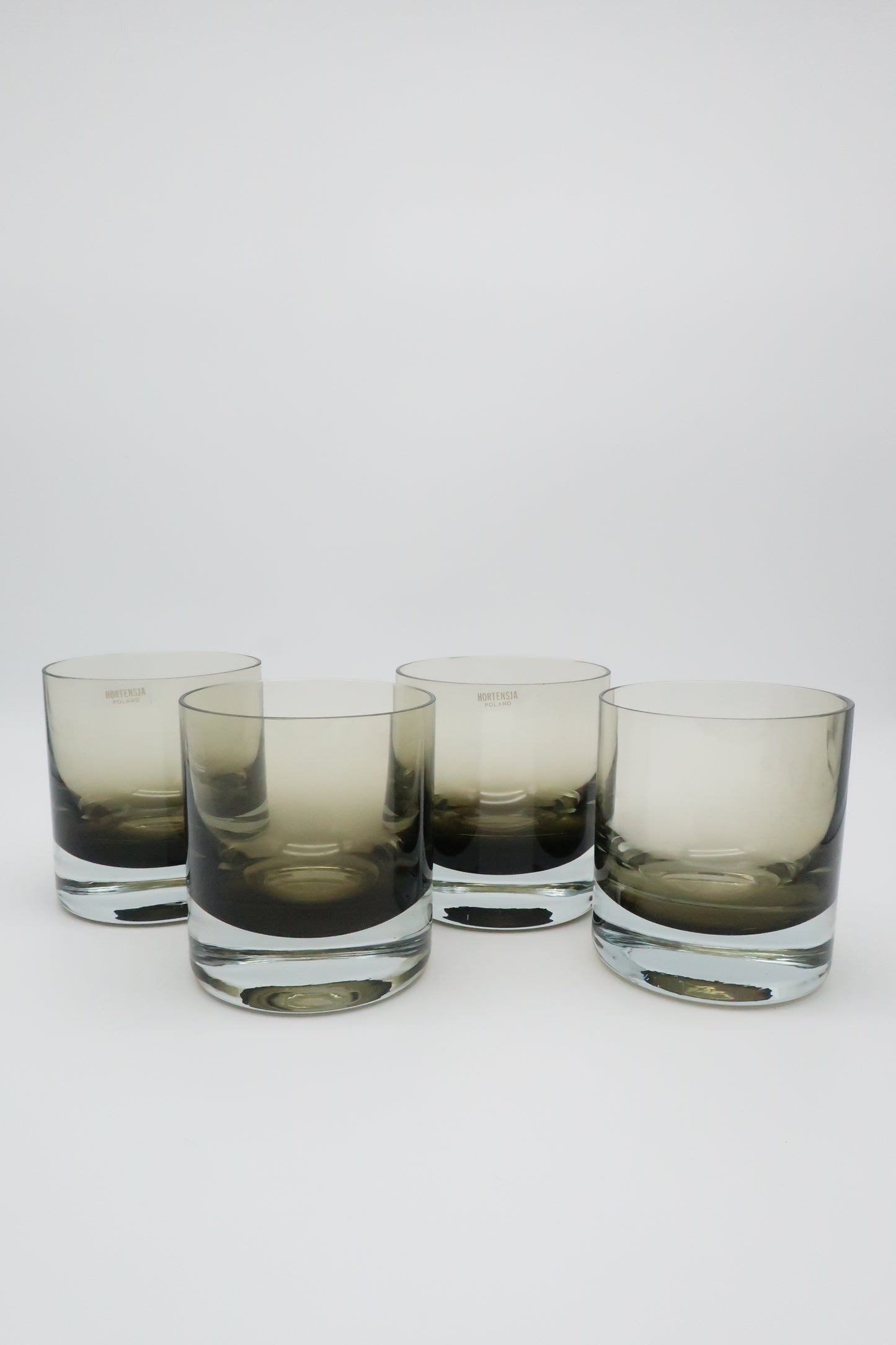 Hortensia Poland Brown Whiskey Glasses