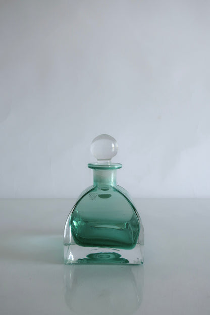 Sea Green Lidded Decanter