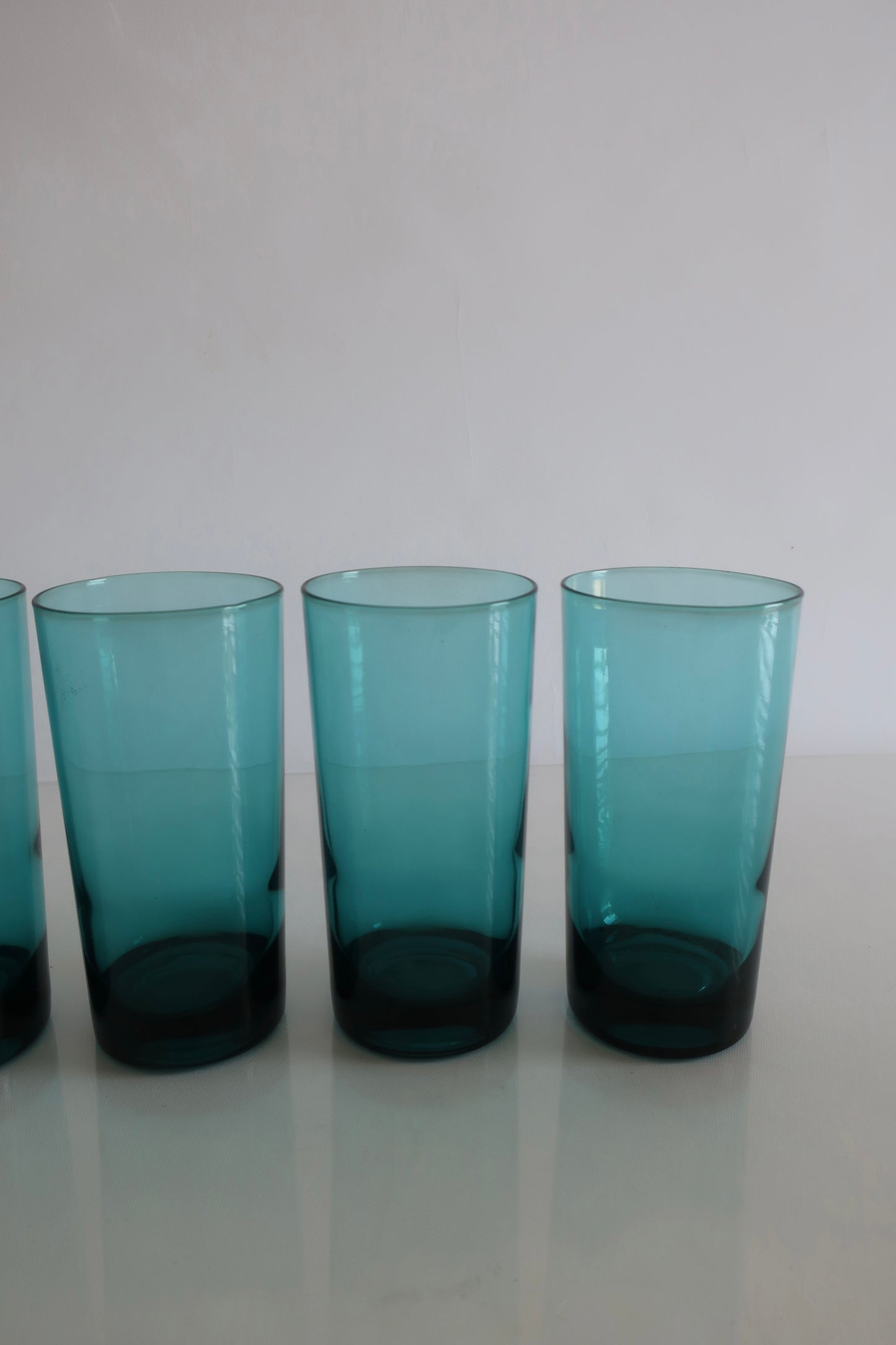 Teal Highball Tumblers