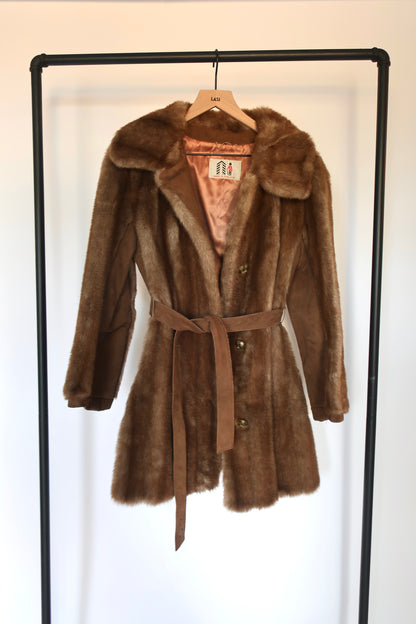 England Brown Fur Coat