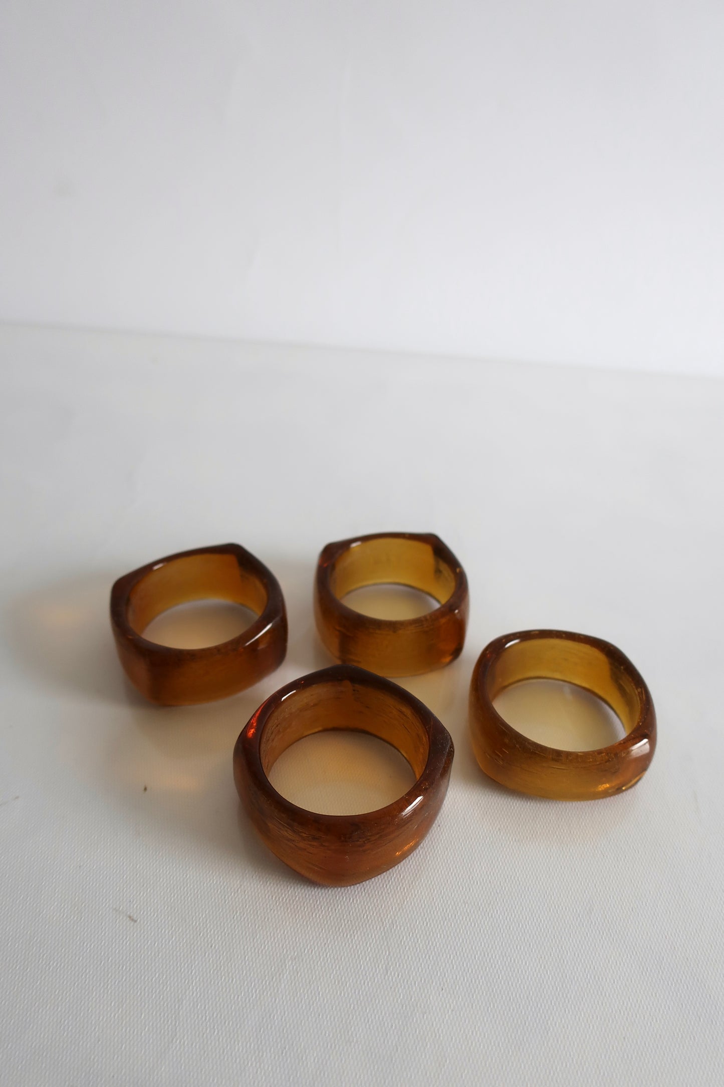 Amber Napkin Rings