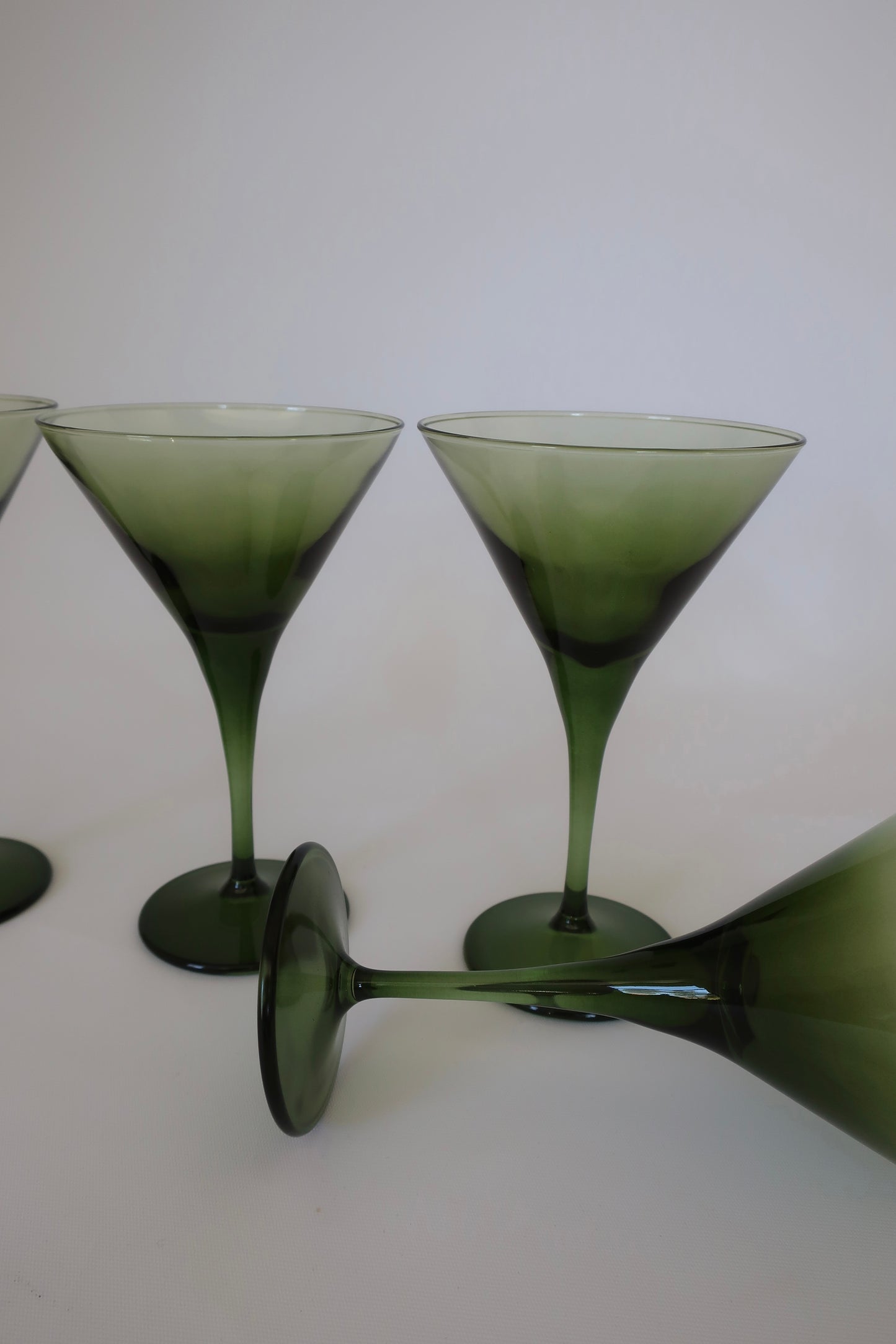 Green Martini Glasses