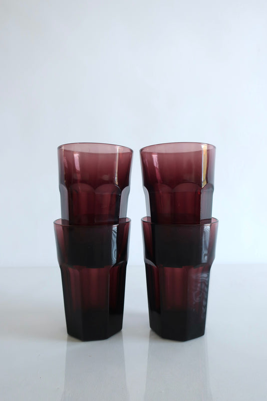 Libbey Amethyst Tumblers