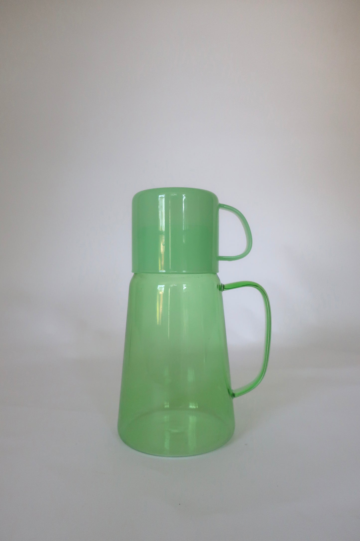 Green Bedside Carafe Pitcher