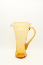 Handblown Amber Pitcher