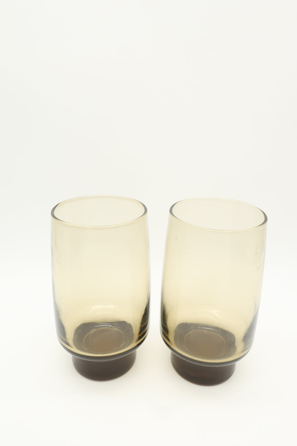 1970s Libbey Tawny Brown Tumblers
