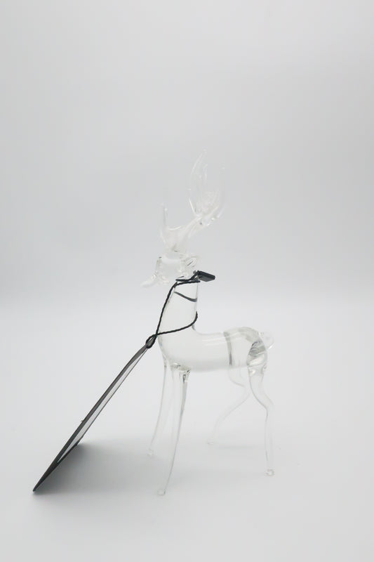 Handblown Glass Reindeer