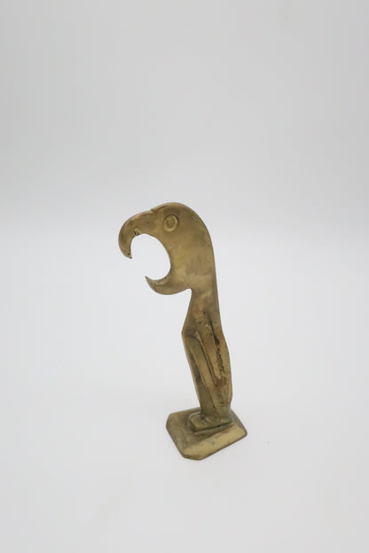 1930s Art Deco Brass Parrot Bottle Opener