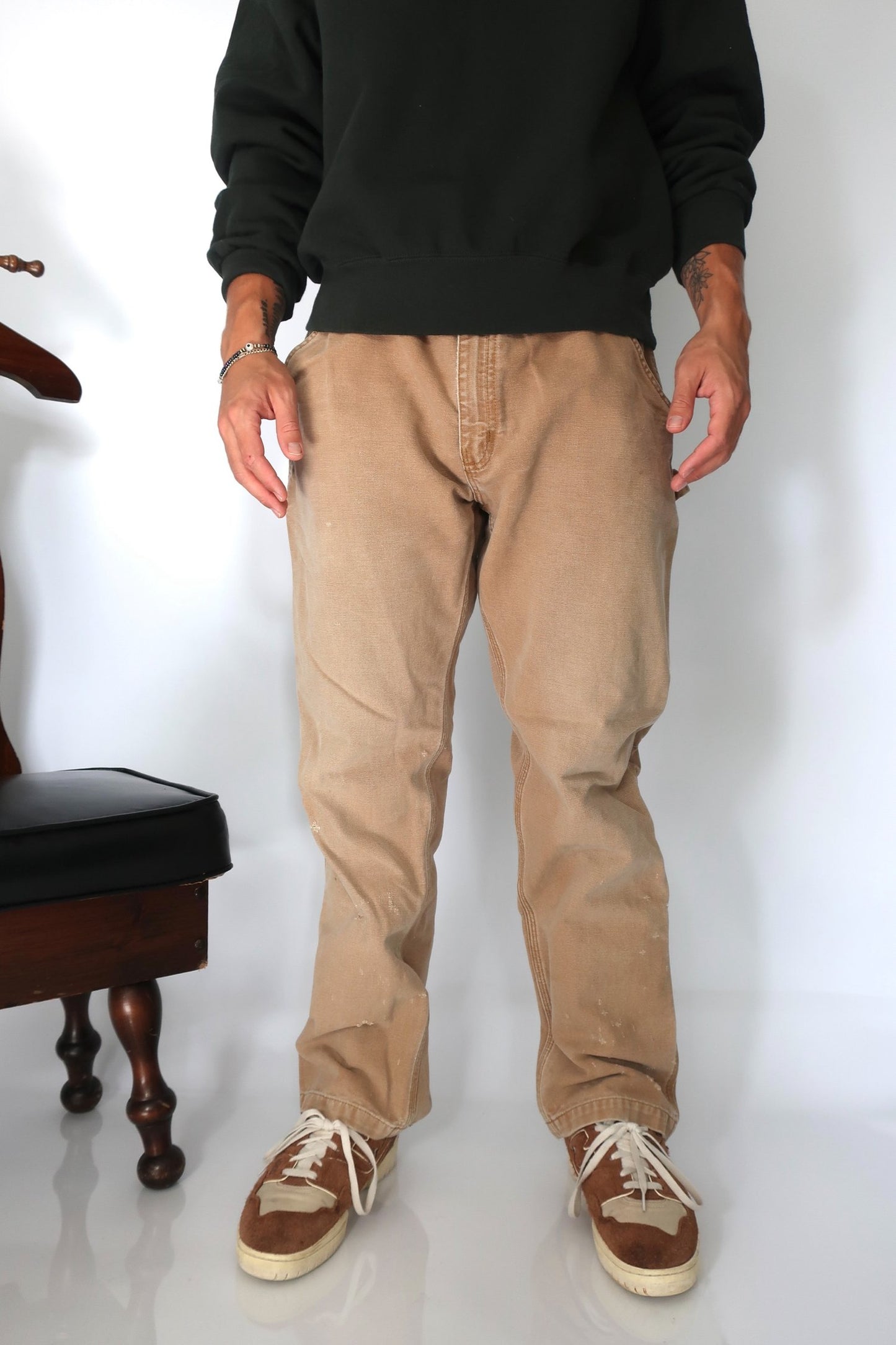 Carhartt Beige Denim Pants