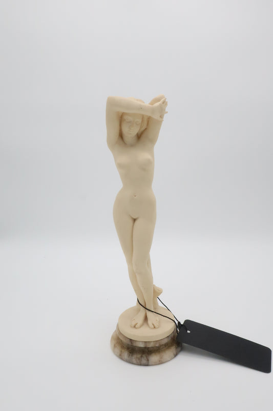 Nude Sculpture On Marble Base