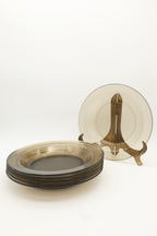 1970s French Arcoroc Dining Plate Set