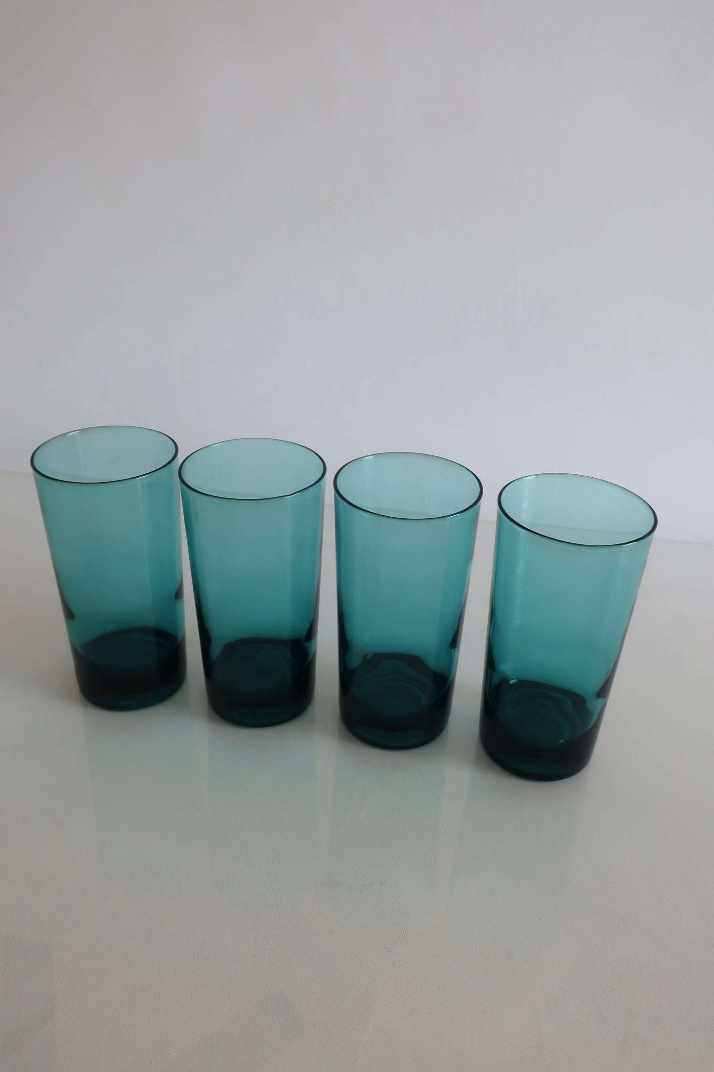 Teal Highball Tumblers