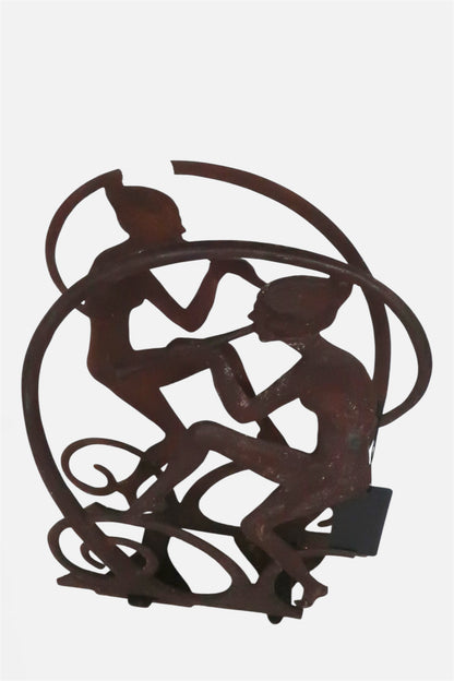 1920's Art Deco Seville Art Iron Magazine Rack