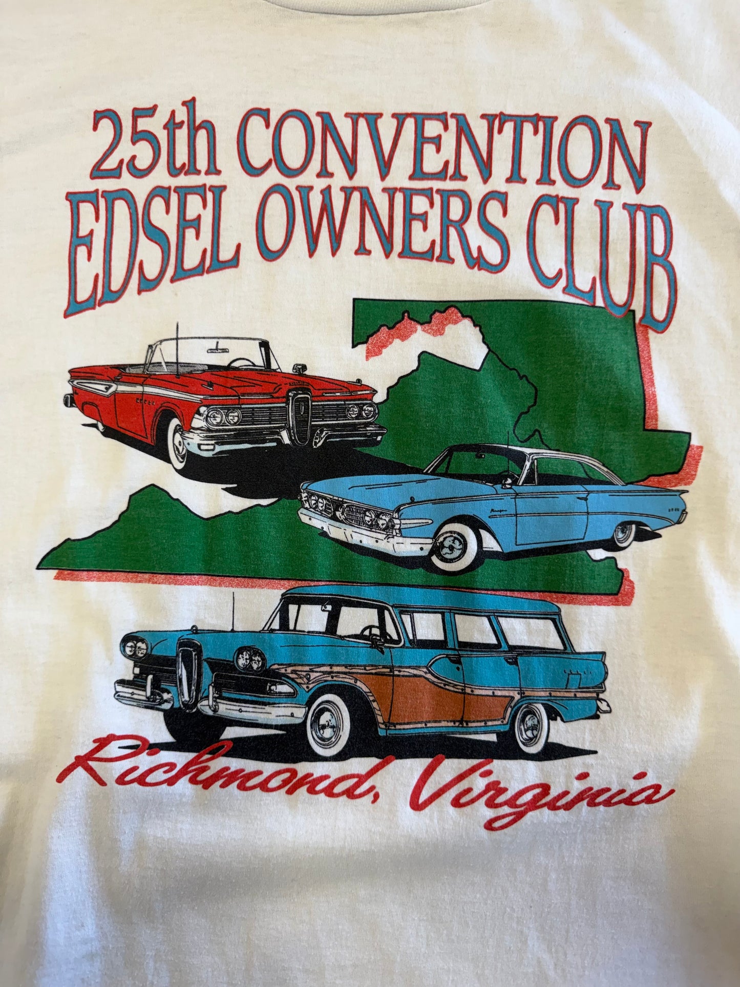 1993 25th Edsel Owners Convention Tee