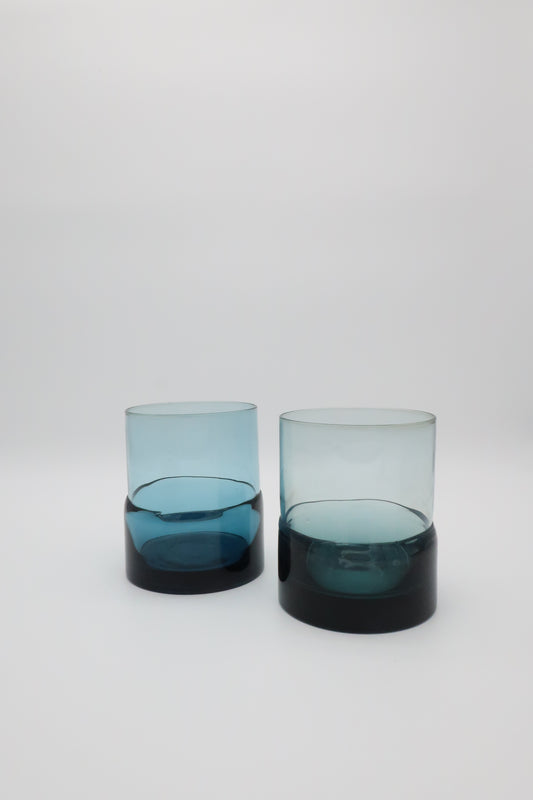 90’s Pier 1 Blue Tumbler Set