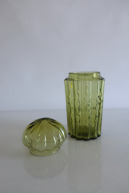 Empoli Green Lidded Canister