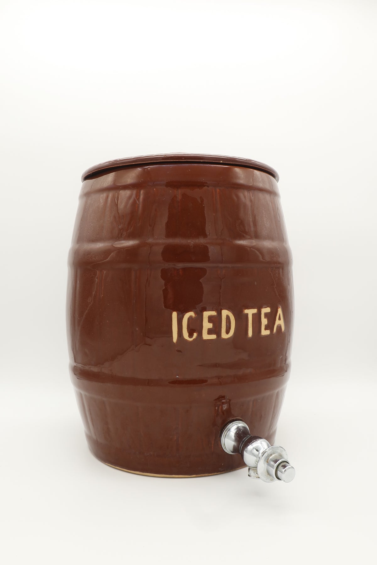 1970s Ceramic Iced Tea Dispenser Crock