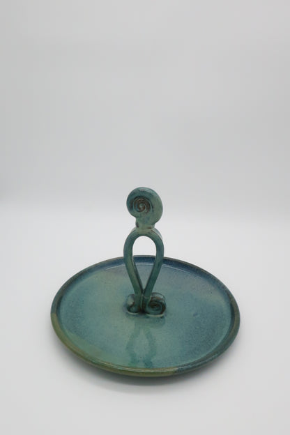 Ceramic Green Catch-all Plate