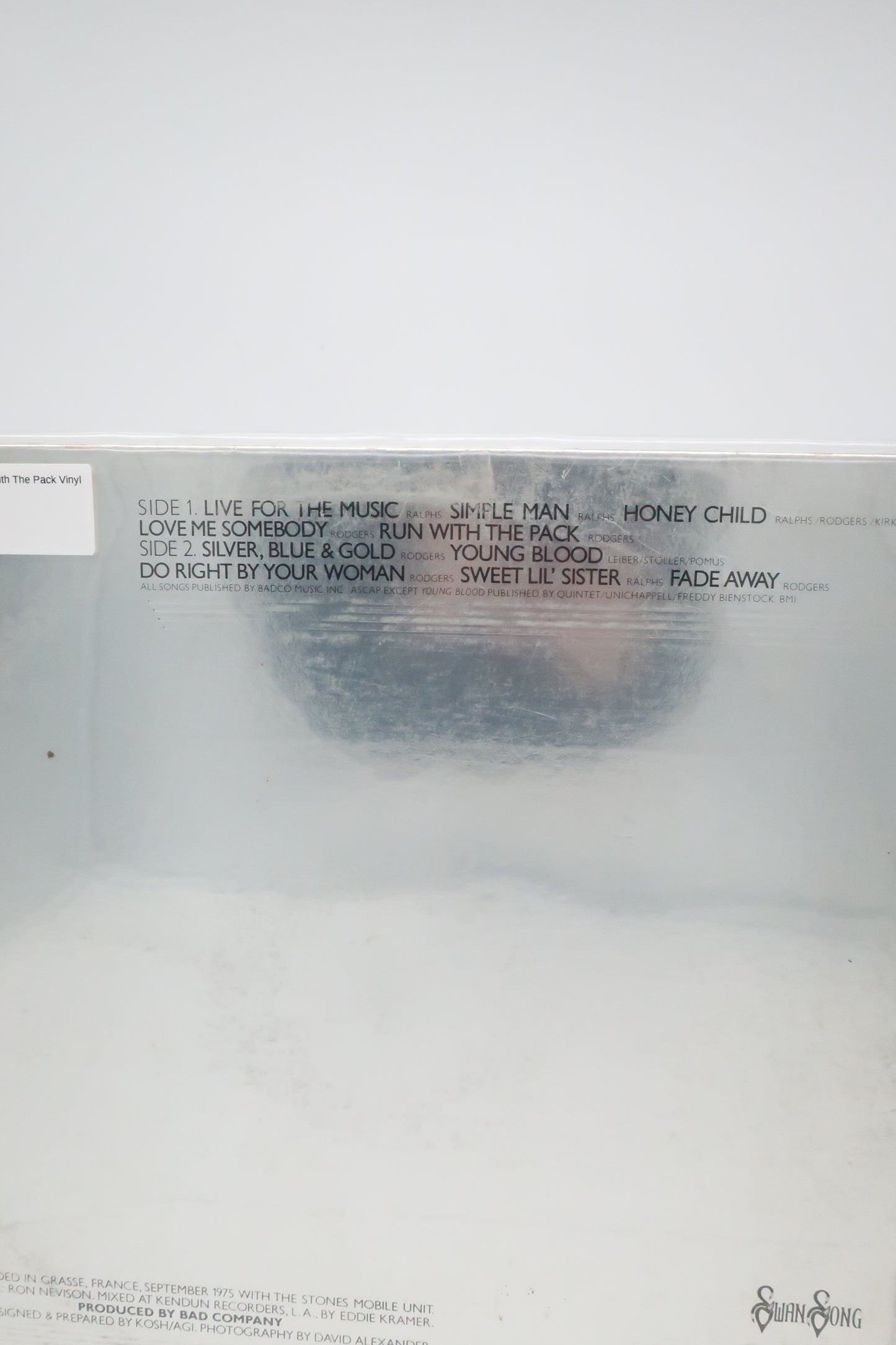 Bad Company Run With The Pack Vintl