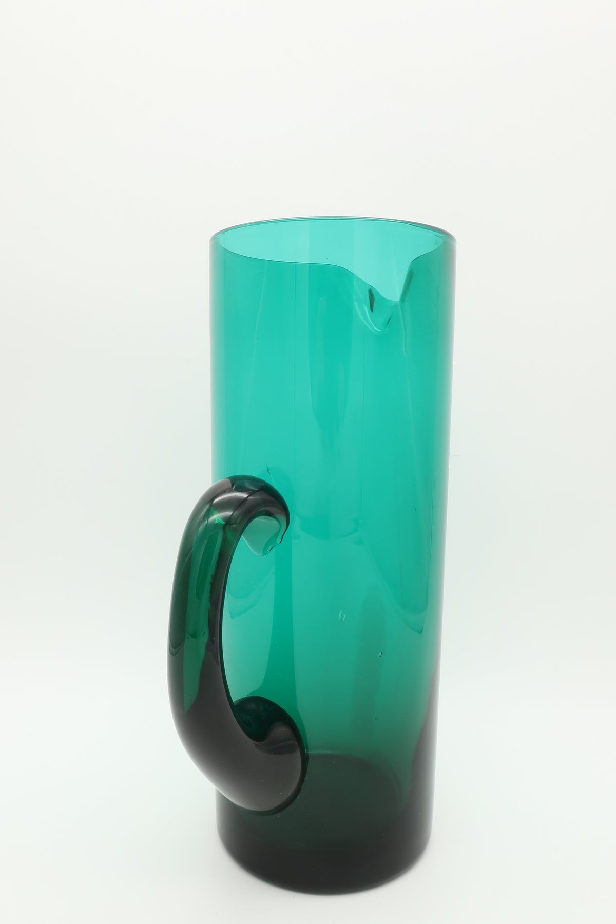 1970s Empoli Teal Pitcher