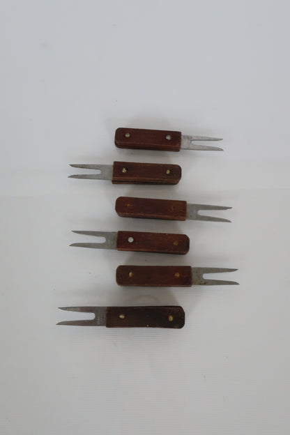 Wooden Cheese Forks