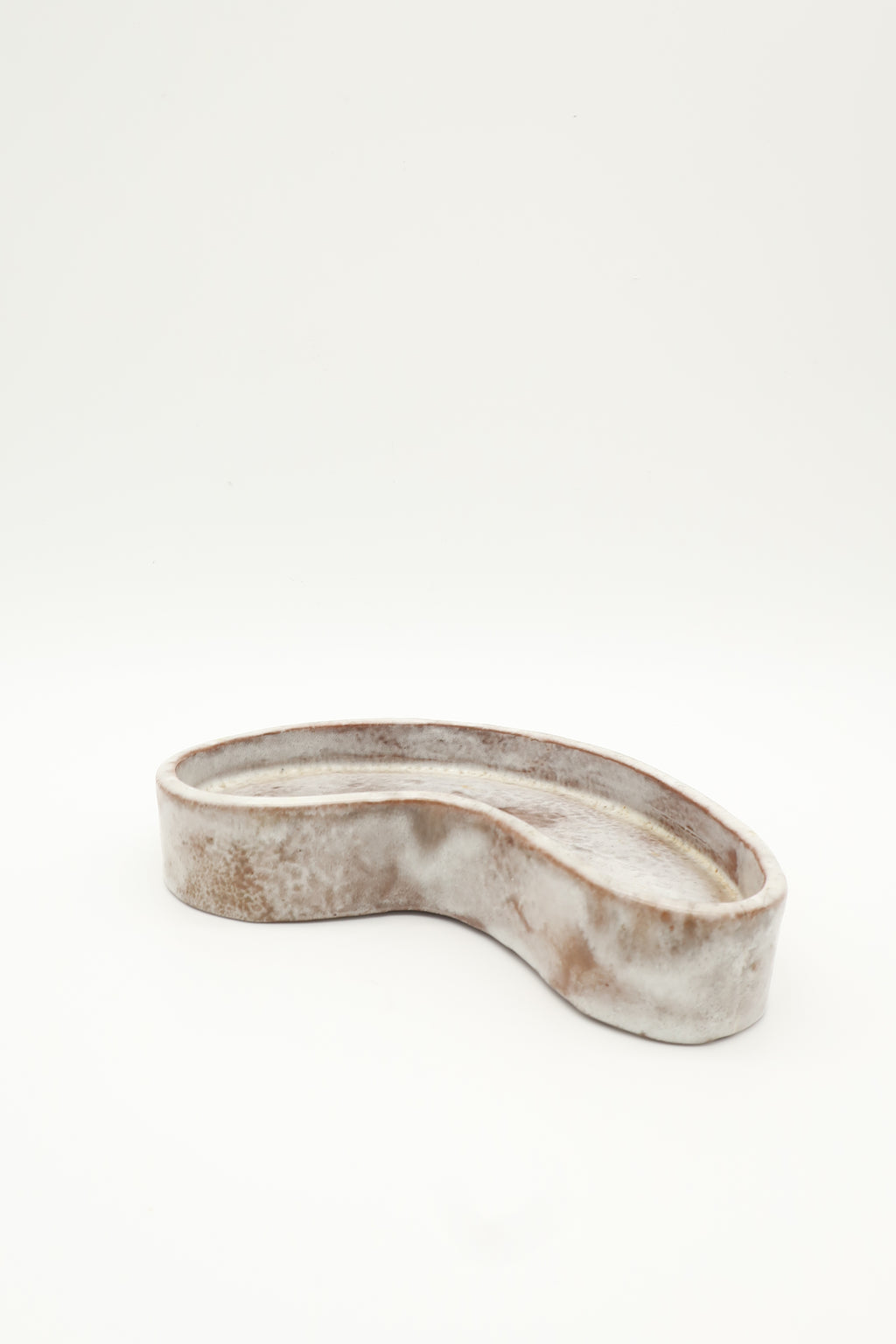 Handcrafted Ceramic Boomerang Catch-all