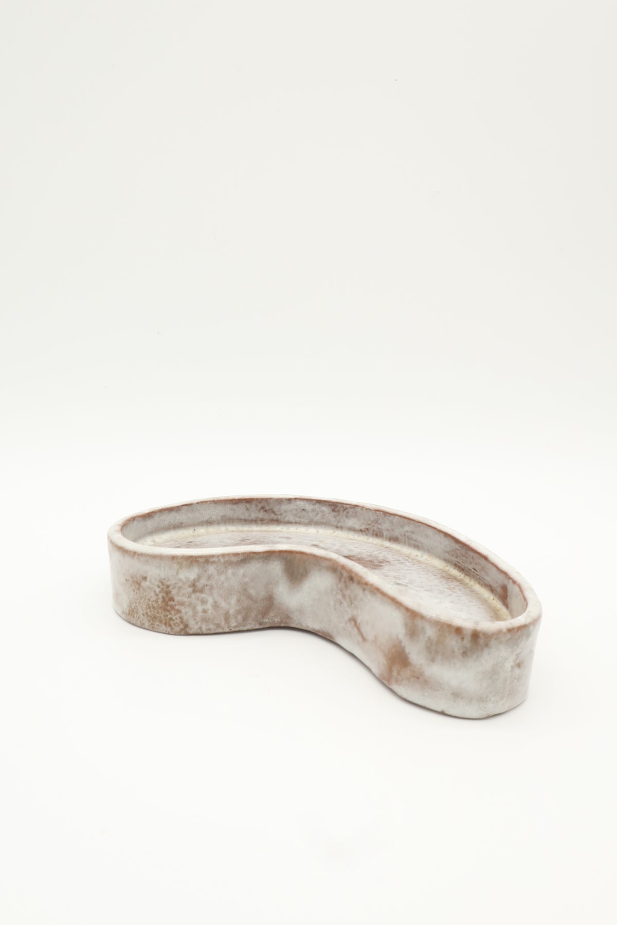 Handcrafted Ceramic Boomerang Catch-all