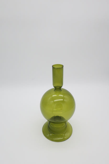 Green Bubble Candle Holder