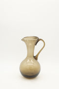 Brown Glass Mini Pitcher