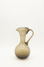 Brown Glass Mini Pitcher
