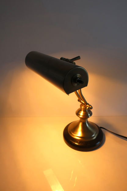 Brass Bankers Lamp