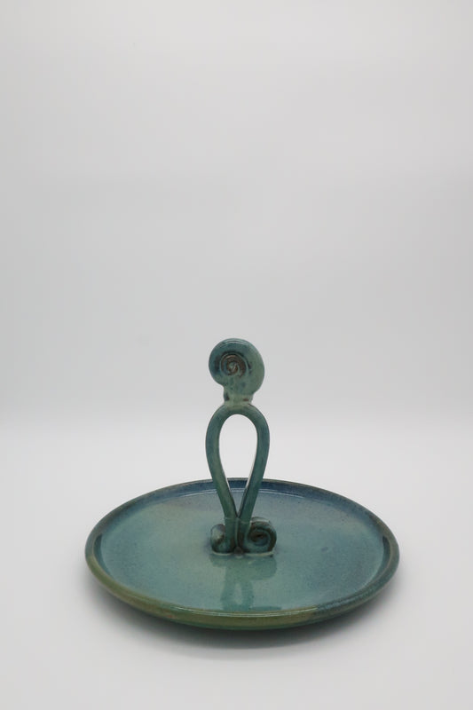 Ceramic Green Catch-all Plate