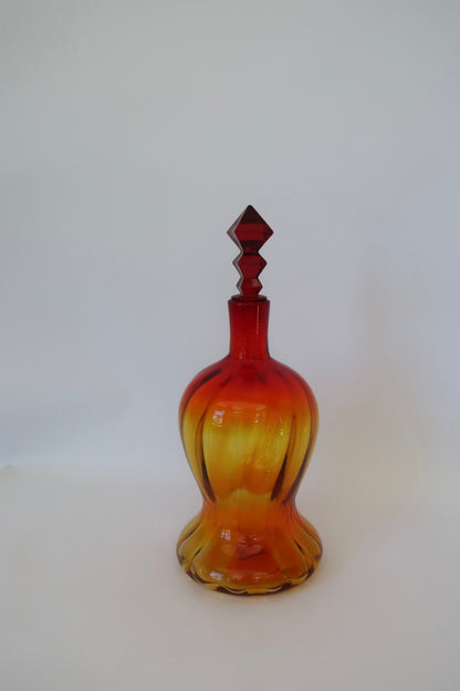 Blenko 6811 Amberina Decanter