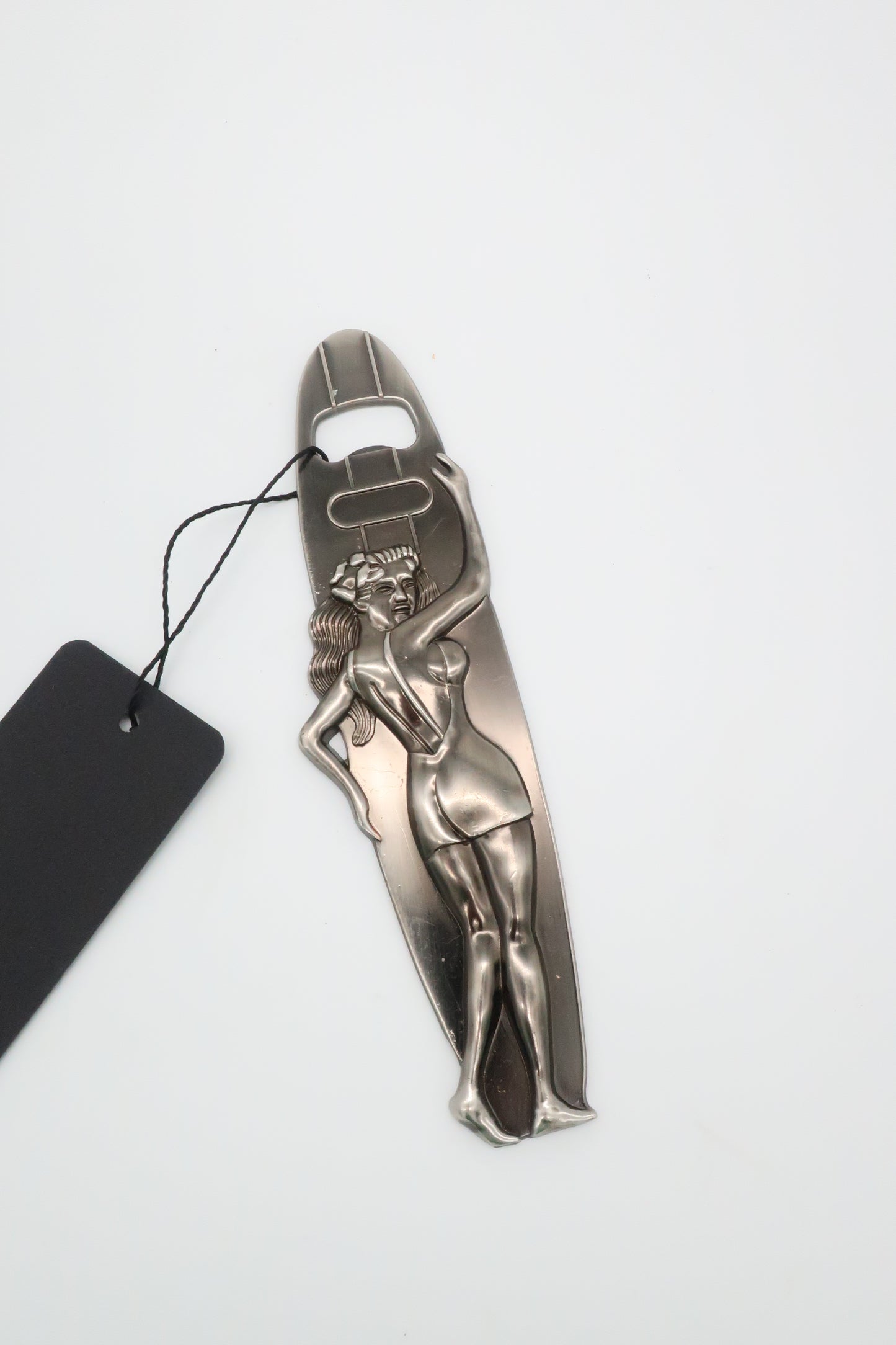 Pin Up Surf Silver Bottle Opener