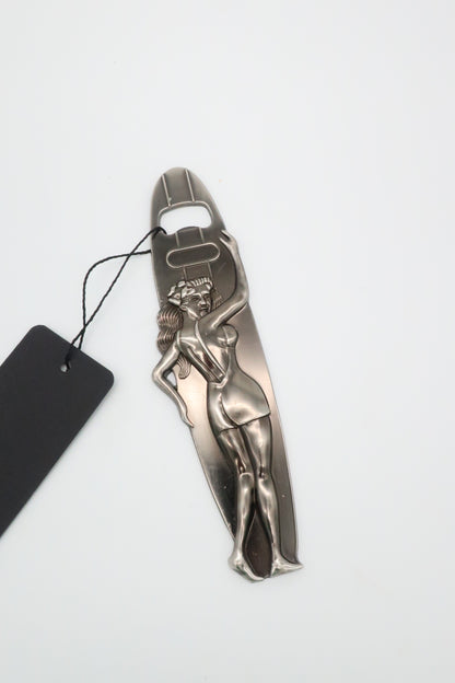 Pin Up Surf Silver Bottle Opener