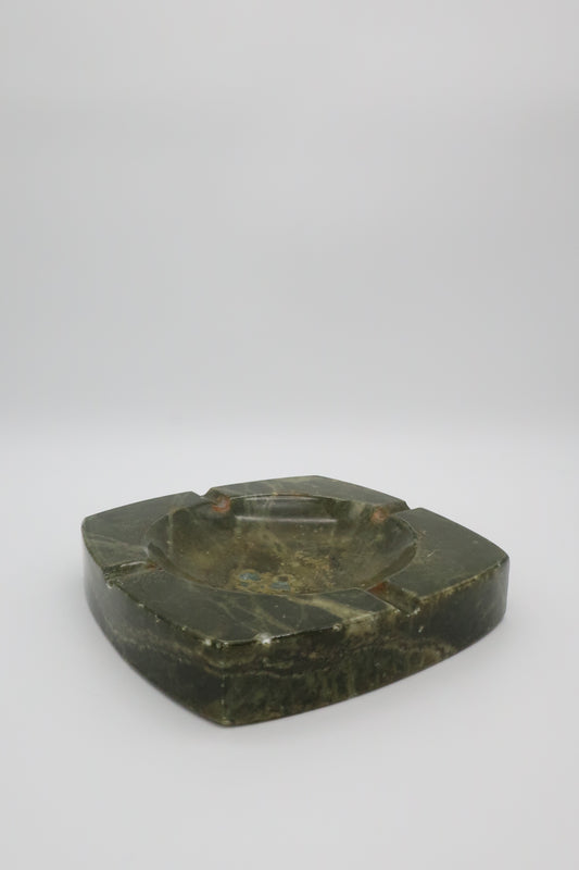 Italian Alabaster Green Ashtray