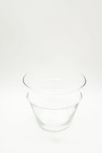 Clear Glass Planter Pot
