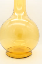 Large Amber Floor Vase