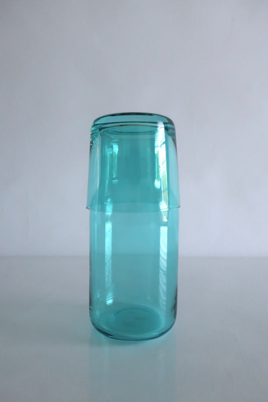 Teal Bedside Carafe