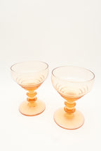 1950s Peachy Orange Coupes