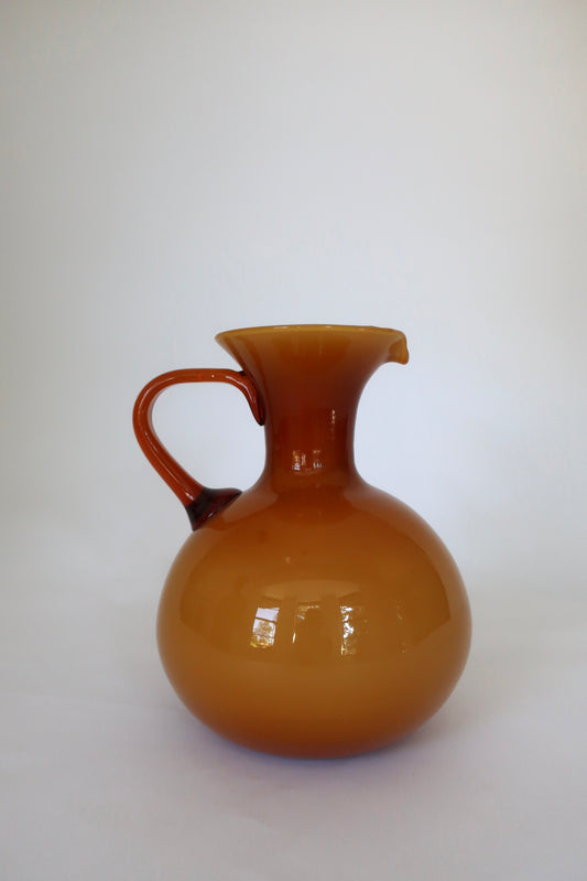 Empoli Amber Cased Pitcher