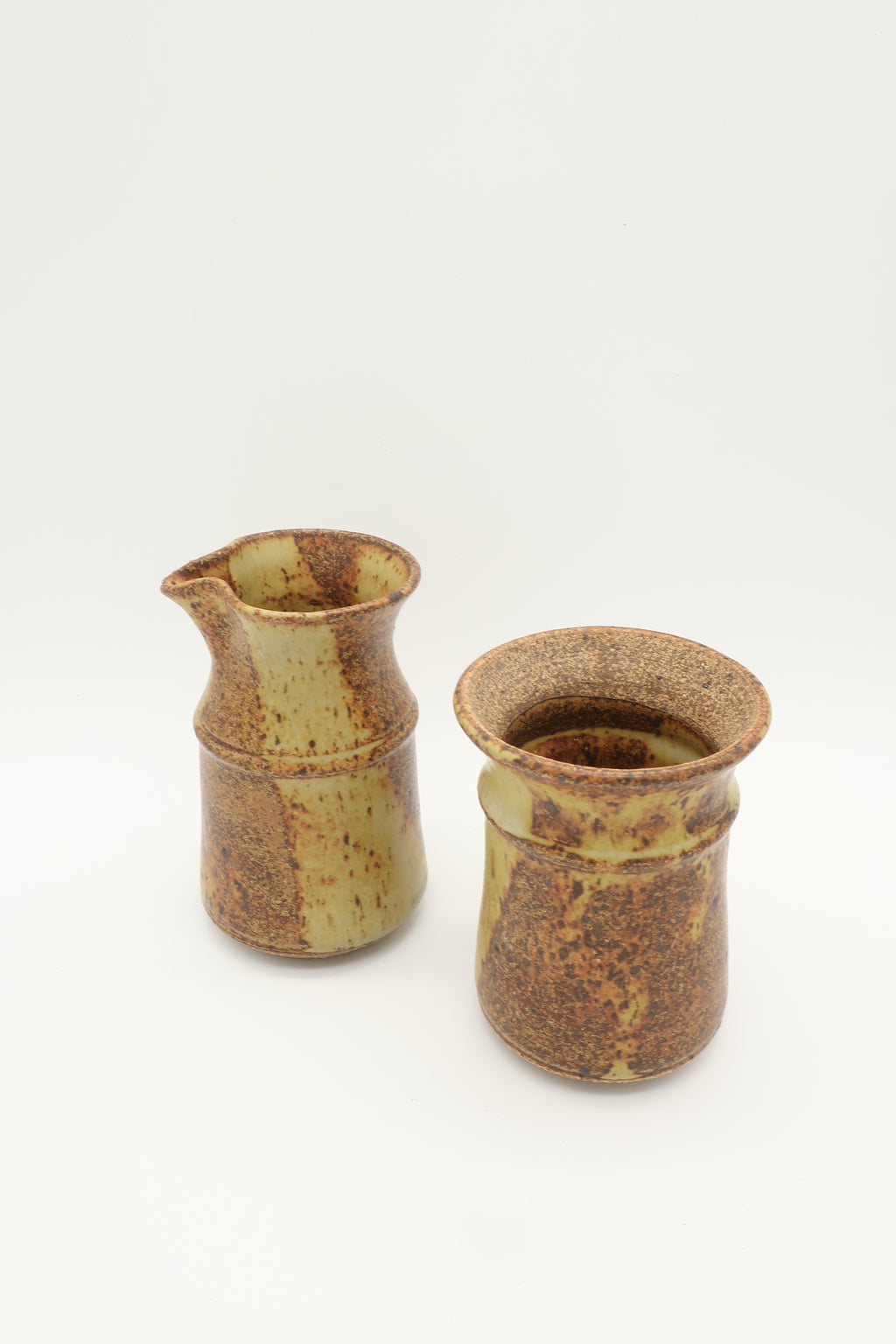 Handcrafted Ceramic Sugar & Creamer Set