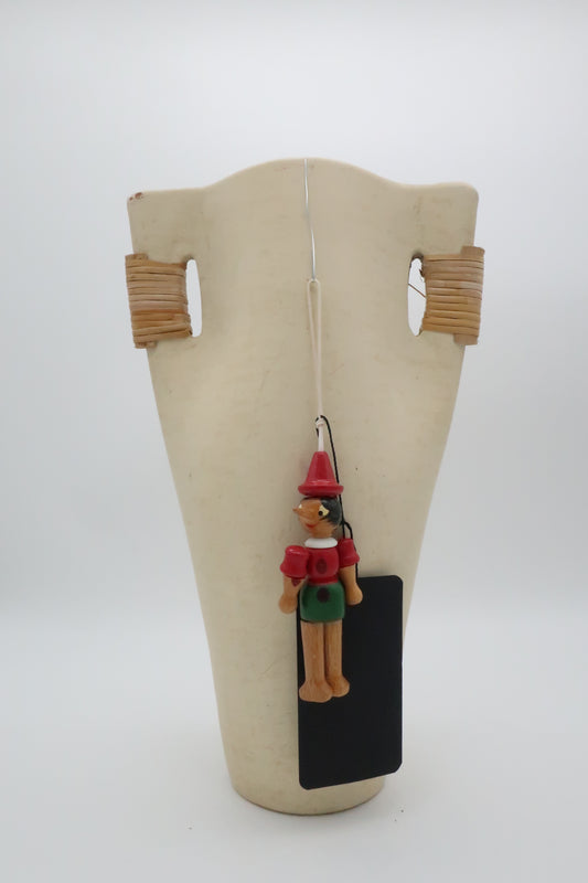 Wooden Pinocchio Ornament
