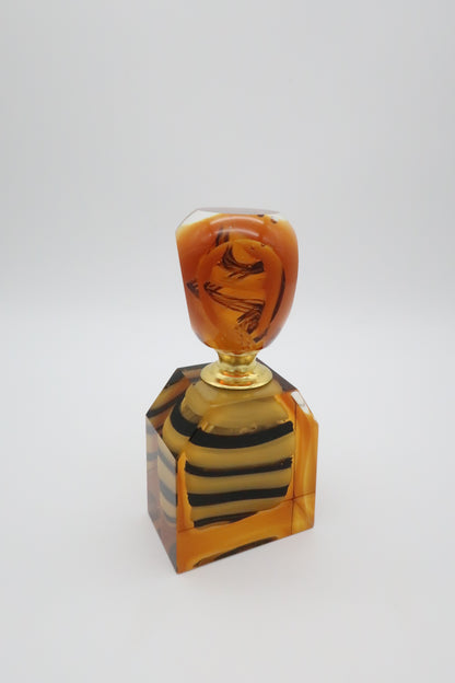 Amber & Black Perfume Bottle